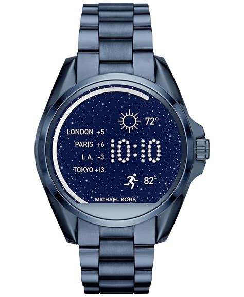 Michael Kors Access Unisex Digital Bradshaw Blue 